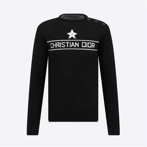 christian dior sweater black|christian dior sweater women's.